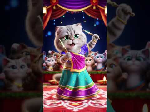 “Funny Cat Garba dagla Dance 🐱💃🔥”📌 Hashtags: #CatDance #Garba2025 #NavratriFun #dagala #dagla