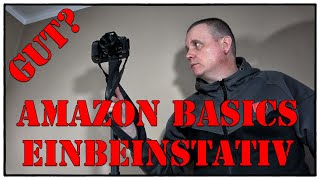 Ist das Amazon Basics Einbeinstativ für 19 Euro zum fotografieren und filmen gut?