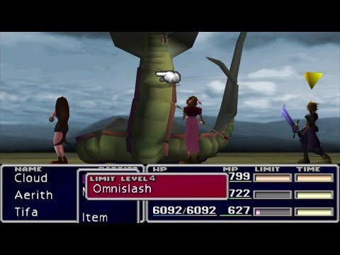 Final Fantasy VII - Getting Omnislash on Disc 1