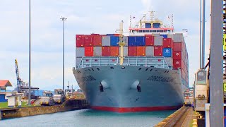 Cara Kapal Besar Menyeberangi Kanal Panama yang Sempit