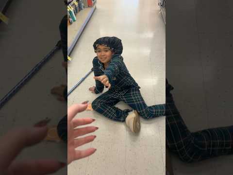 POV: Your Kid Just Aged 75 Years At The Store 😂 #shorts #funnykids #scarlett