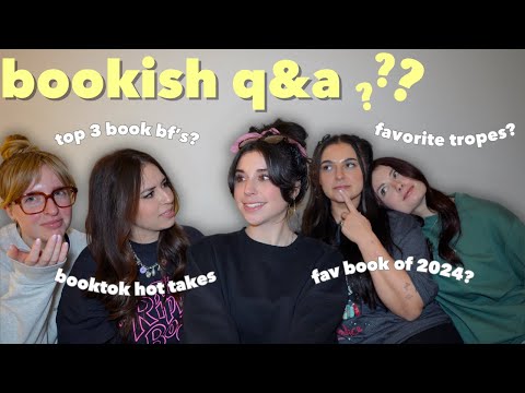 bookish Q&A | answering your bookish questions with my besties 📚♥️