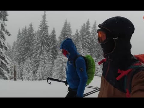 Gura Diham - Cabana Malaiesti, during winter snow -with English subtitles-