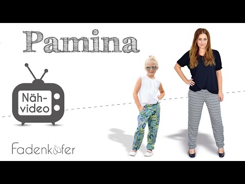 Nähanleitung Hose Pamina Damen und Kinder
