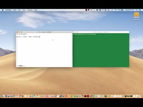 Perl Snack#5: Perl Arrays: How to create them, assign values to them, and print out values from them