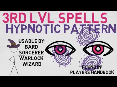 3rd Level Spell #31: Hypnotic Pattern (DnD 5E Spell)