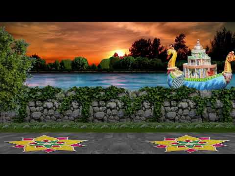 Nature Background with Boita | Kartika Bada Osha Background @satishdesigngraphy