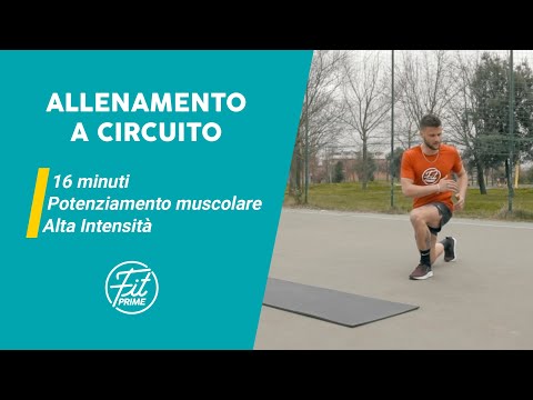 Allenamento in casa: 16 minuti di Potenziamento Muscolare ad alta intensità