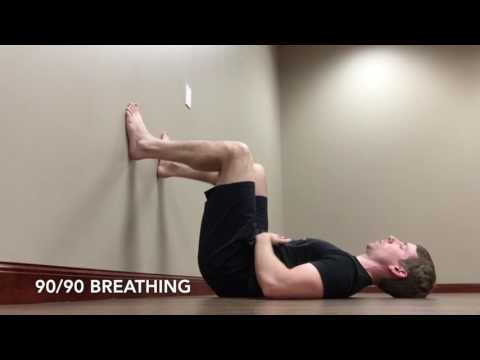90/90 Breathing For Back Health and Core Strength