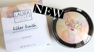 NEW Laura Geller Filter Finish Baked Radiant Setting Powder 