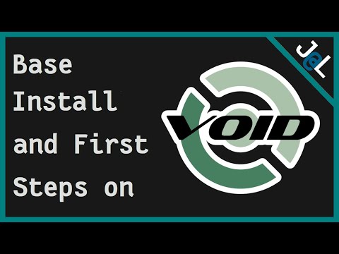 Void Linux - Base install and first steps