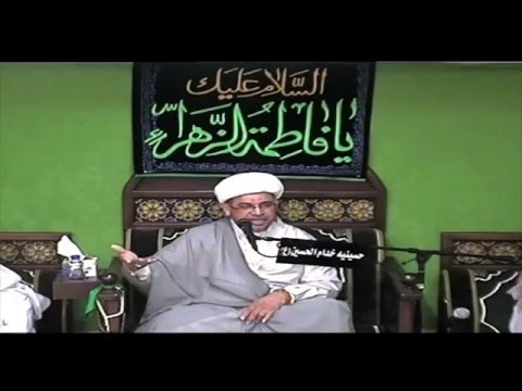 ⁣حسينية خدام الحسين (ع) الشيخ محمد صالح البحراني - بشائر المنقذ الاعظم (ص)