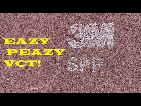 3M Surface Prep Pads for easy peasy VCT refinishing