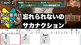 忘れられないの/サカナクション/ギター/コード/弾き語り/初心者向け/簡単