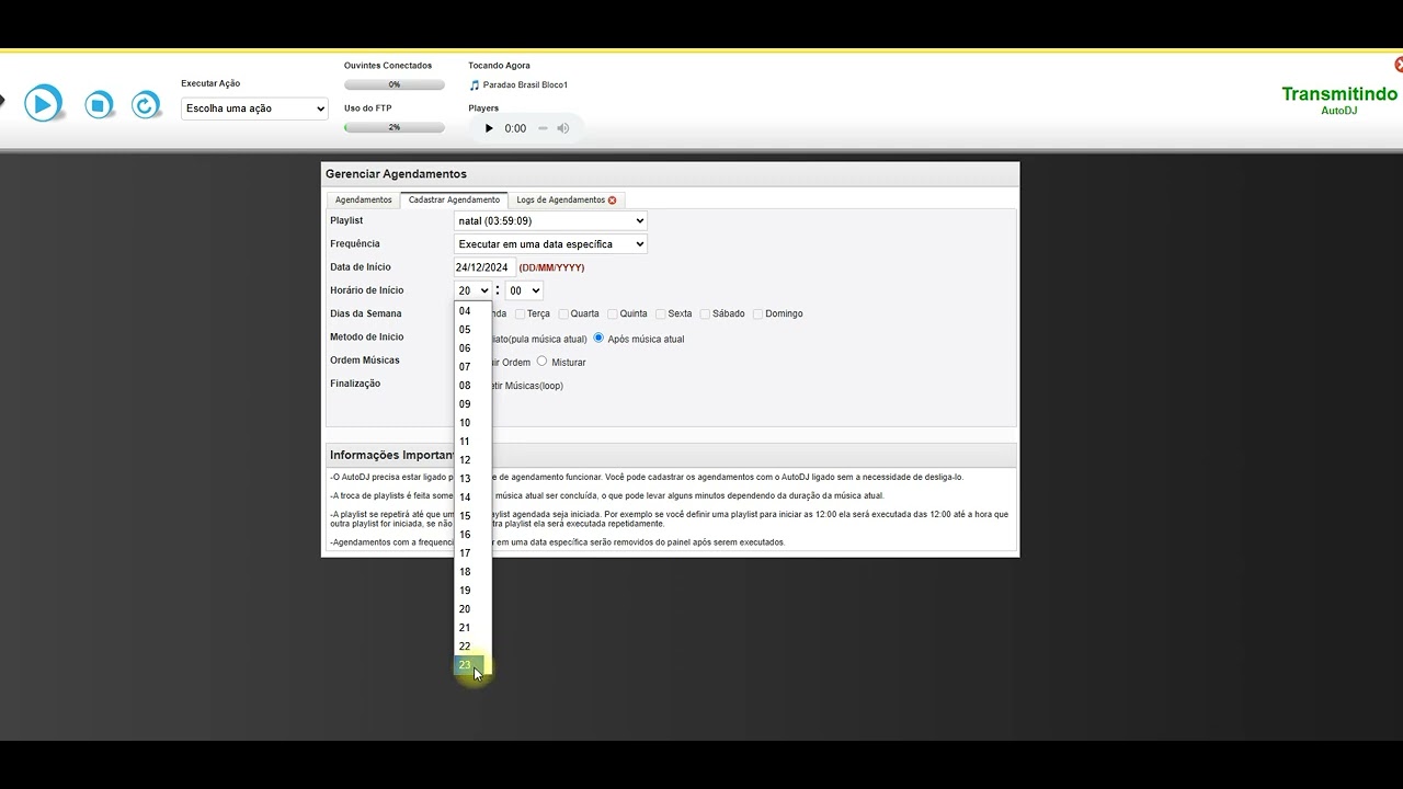 programar especial de natal e ano novo na radio