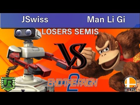 End The Paign 2  LOSERS SEMIS - JSwiss (ROB) vs Man Li Gi (Donkey Kong, Luigi)