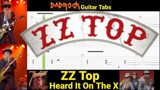 Heard It On The X - ZZ Top - Lead Guitar TABS Lesson