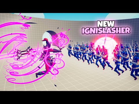 NEW IGNISLASHER vs EVERY FACTION | TABS Totally Accurate Battle Simulator Gameplay