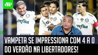 “Eu estava vendo o jogo do Palmeiras, e não duvide se…”: Vampeta se impressiona com 4 a 0