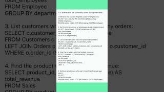 Download the video "Most Important SQL Interview Questions| Part -1| #viral |#sql |#sqlinterviewquestionsandanswers"