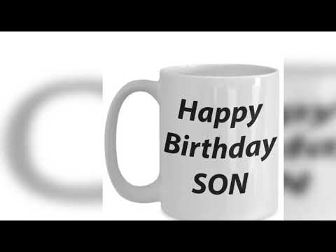 Mug Happy Birthday Son