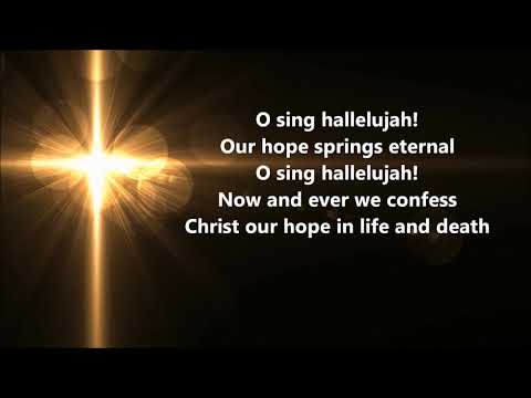 Christ Our Hope in Life and Death (Getty Music) key of D 78 bpm SATB vocal piano lyrics