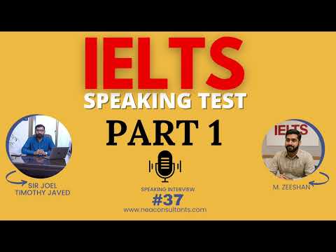 IELTS Speaking Test 37 | Band 5.5 | Part 1 | Improve your English | Nasim English Academy | NEA 2025