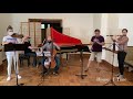 Quartet in G major for Flute, Oboe, and Violin TWV 43:G2 by Georg Philipp Telemann I. Largo: Allegro