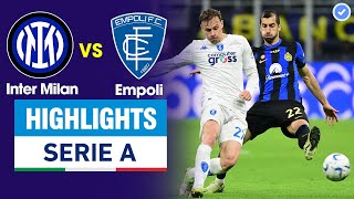 Highlights Inter Milan vs Empoli | Tuyệt phẩm vô lê mở điểm - Alexis Sanchez tỏa sáng