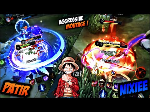 THE MOST AGGRESSIVE FANNY FREESTYLE KILL COLLAB MONTAGE !!! PATIR X NIXIEE !!! - Fanny MLBB