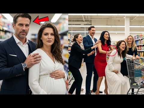 HUSBAND LAUGH AS MISTRESS & SISTERS SHOVE PREGNANT EX WIFE AT THE STORE, NOT KNOWING SHE’S NOW MARRI