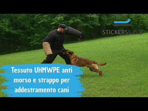 StickersLab - Tessuto UHMWPE anti morso e strappo per addestramento cani
