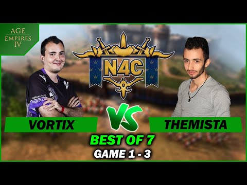 Age of Empires 4 - Vortix vs TheMista - 100k N4C Qualifiers 1 - G1-G3
