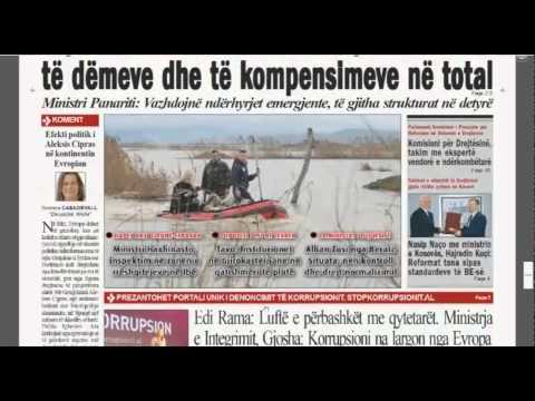 Shtypi i Dites ne Dite e Re, 3 Shkurt 2015- Ora News