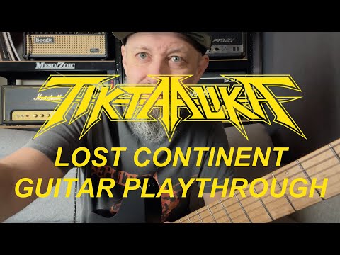 Tiktaalika 'Lost Continent' Strandberg guitars play through