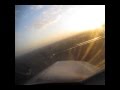 Cockpitview of landings with Piper 28/38 5 
