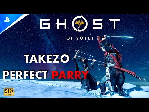 Ghost of Yotei : Perfect Parry Challenge – Takezo Boss Fight (No Damage)