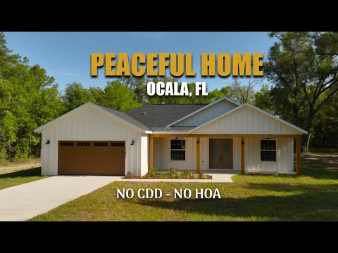 Ocala’s Dream Farmhouse! Built 2025 | 4BR on 1.16 Acres Near World Equestrian Center