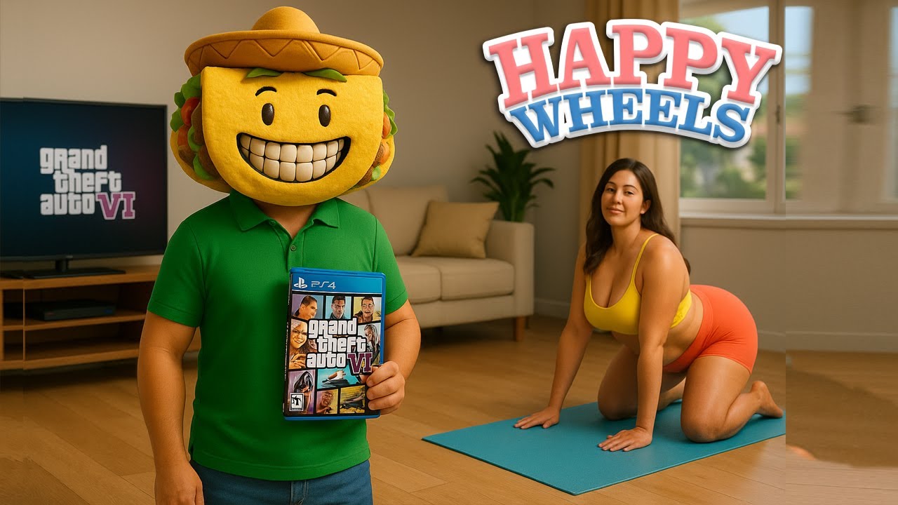 ¿Jugar GTA 6 o Jugar con María? - Happy Wheels