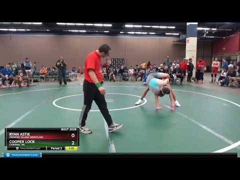 144 Lbs Round 2 - Cooper Lock, Cardinal WC Vs Ryan Astie, Prosper Talons Wrestling 05f5