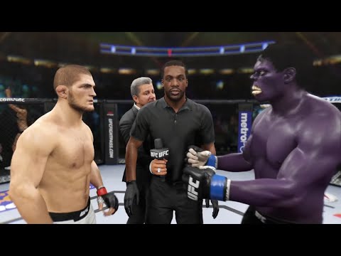 Khabib vs. Purple Hulk - EA Sports UFC 2 🦅