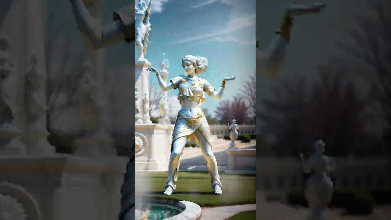 Dancing Sculptures with Stable Diffusion