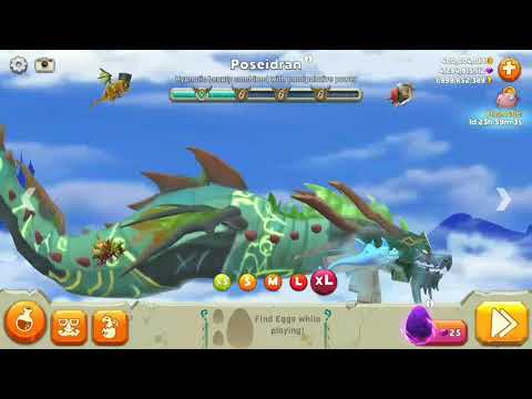 Hungry Dragon 2019 - New Dragon "Poseidran" Unlocked Gameplay