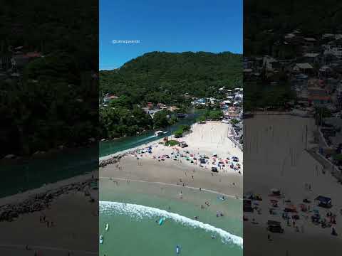 Praia da Barra da Lagoa em Florianópolis-SC