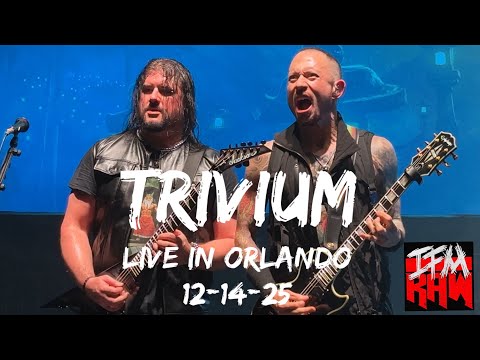 FULL SET: Trivium Live in Orlando, FL 12-14-25 Struck Dead Tour w/ Jinjer & HERIOT Hard Rock Live
