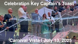 Celebration Key Kickoff on board Carnival Vista with Christine Duffy and John Heald