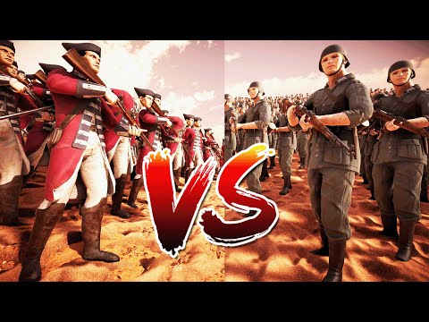 100.000 REDCOAT vs 100,000 GERMAN SOLDIERS - Ultimate Epic Battle Simulator 2 UEBS2