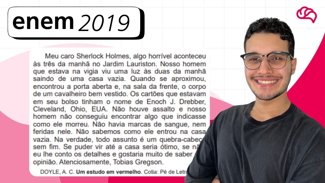 Resolução em Vídeo — Questão 8 ENEM 2019