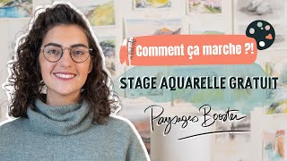 PAYSAGES BOOSTER | Nouveau stage aquarelle gratuit 2022 !!!