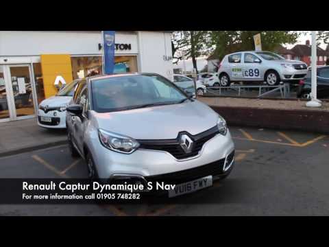 2016 Renault Captur 1.5 dCi 90 Dynamique S MediaNav EDC VU16 FWY at Hylton Renault Worcester
